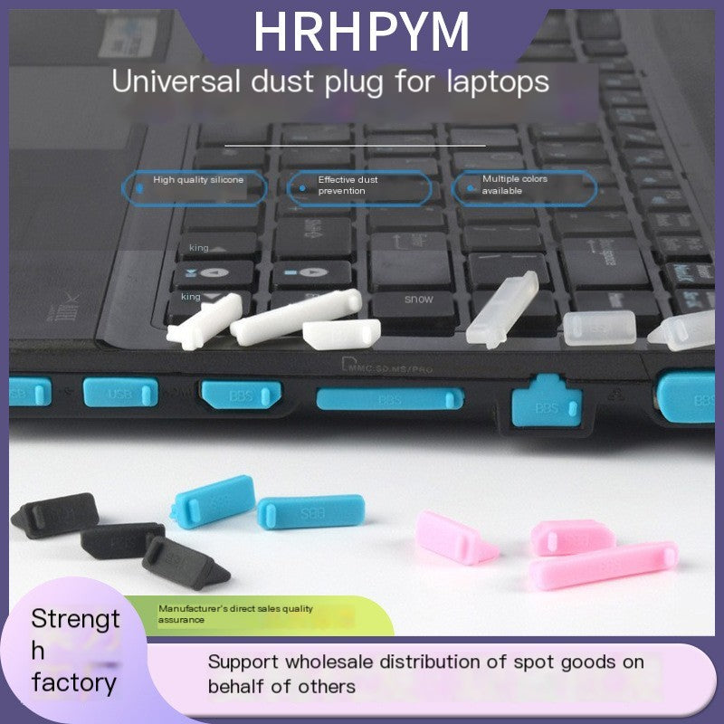 Universal Silicone Dust Plugs for Laptop Ports
